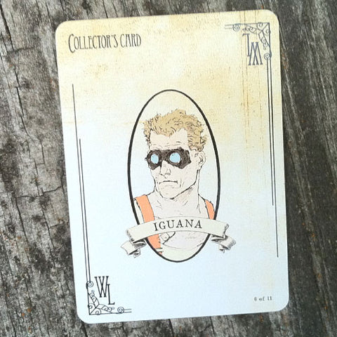 Iguana Collector's Card - Red Tide First Edition (Limited)